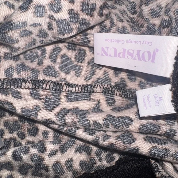 Leopard Print Pajama Pants - Picture 2 of 5